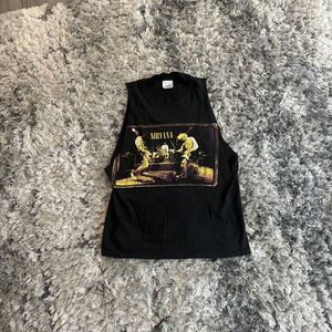 Vintage 1996 Nirvana T Shirt Med "From The Muddy Banks Of The Wishkah" M & O Tag